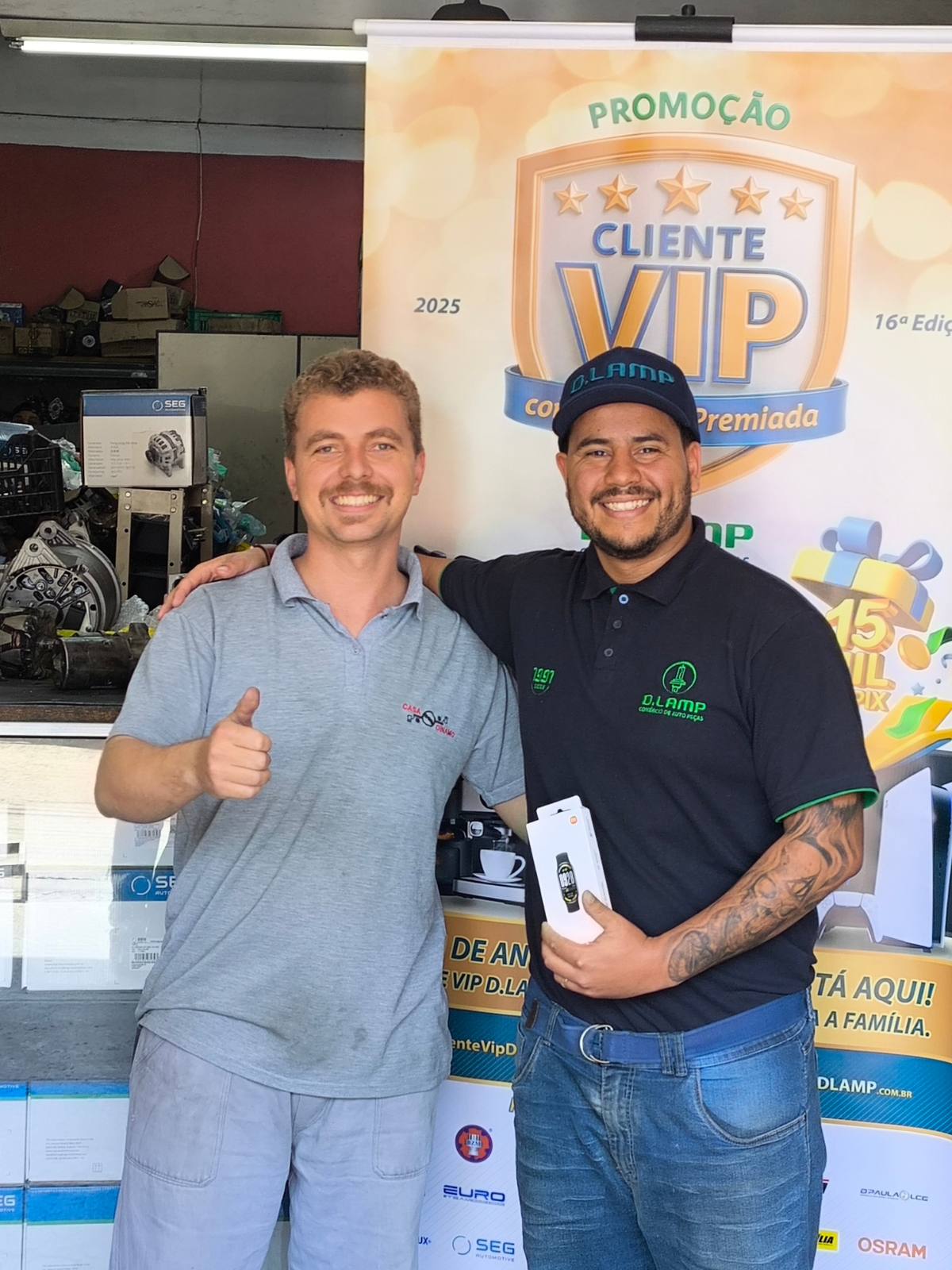 Lucas - Ganhador do 1º Sorteio - Smart Band 10